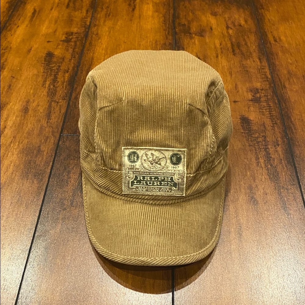 Polo by Ralph Lauren corduroy patch hat L/XL